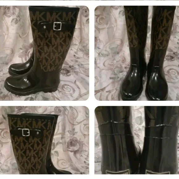 MICHAEL KORS RUBBER RAIN BOOTS SIZE 7 - Picture 7 of 7